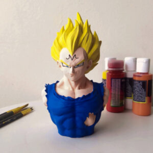 majin vegeta, dragon ball z, dragon ball, anime, riseland, impresion 3d