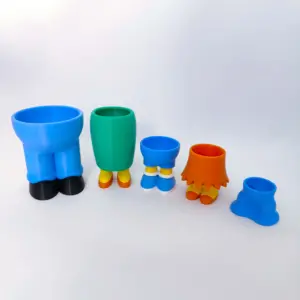 Maceta de los simpsons en impresión 3d, impresión 3d, los simpsons, homero, marge, bart, lisa, maggie, familia simpsons, macetas en impresión 3d