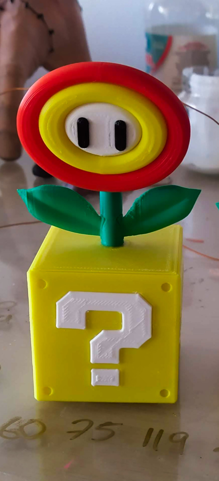 Flor de fuego impreso en 3d
