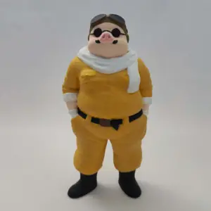 impresión 3d, personaje porco rosso, studio ghibli, prototipado 3d, 3d print, diseño 3d, personalización 3d, cultura pop, personajes de tv, hecho a mano, modelado 3d, servicios de impresión 3d